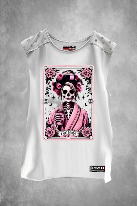 Camiseta de mujer LaSaL THE MOM blanco 