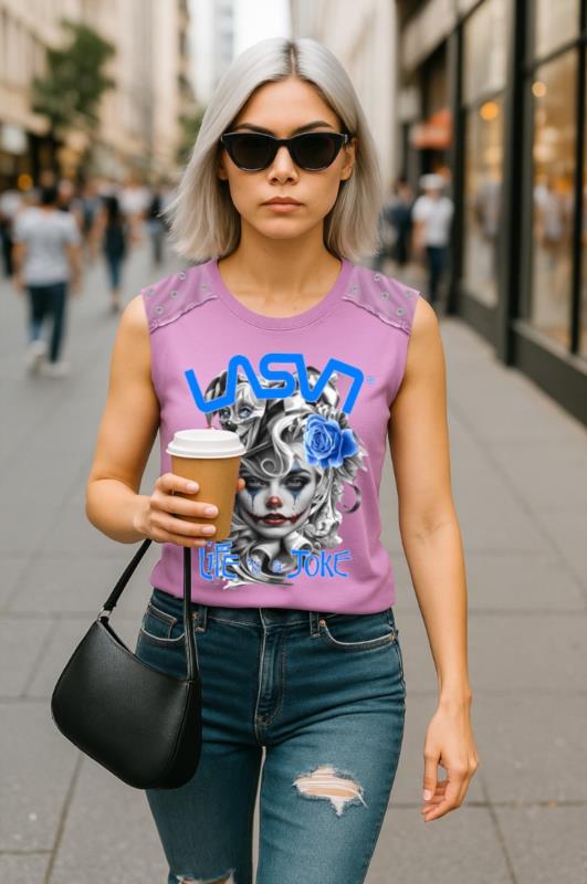 Camiseta de mujer LaSaL JOKE rosa
