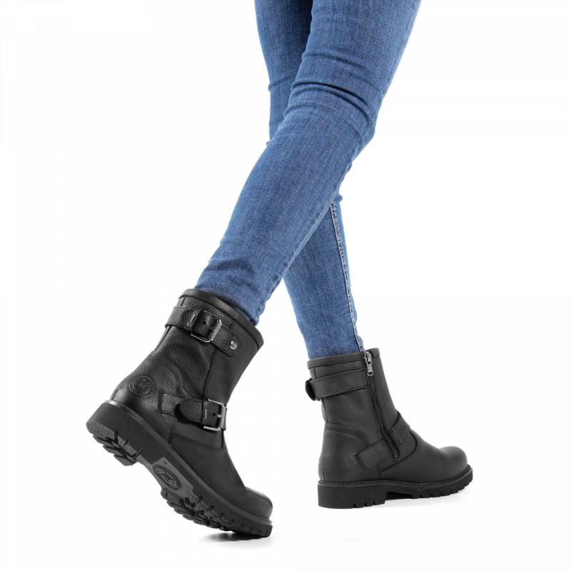 BOTA DE PIEL PANAMA JACK CON FORRO INTERIOR DE PELO