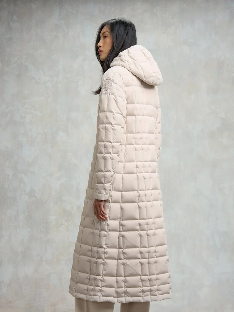 ABRIGO LARGA BLAUER IMPERMEABLE TRENCH LUNGHI BEIG