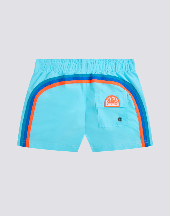 BAÑADOR CORTO CON CINTURA ELÁSTICA ICONIC TAFFETA LUNAR 1