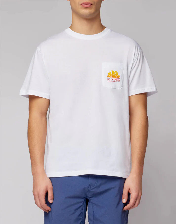 CAMISETA NEW HERBERT DE CUELLO REDONDO CON MAXILOGOTIPO WHITE