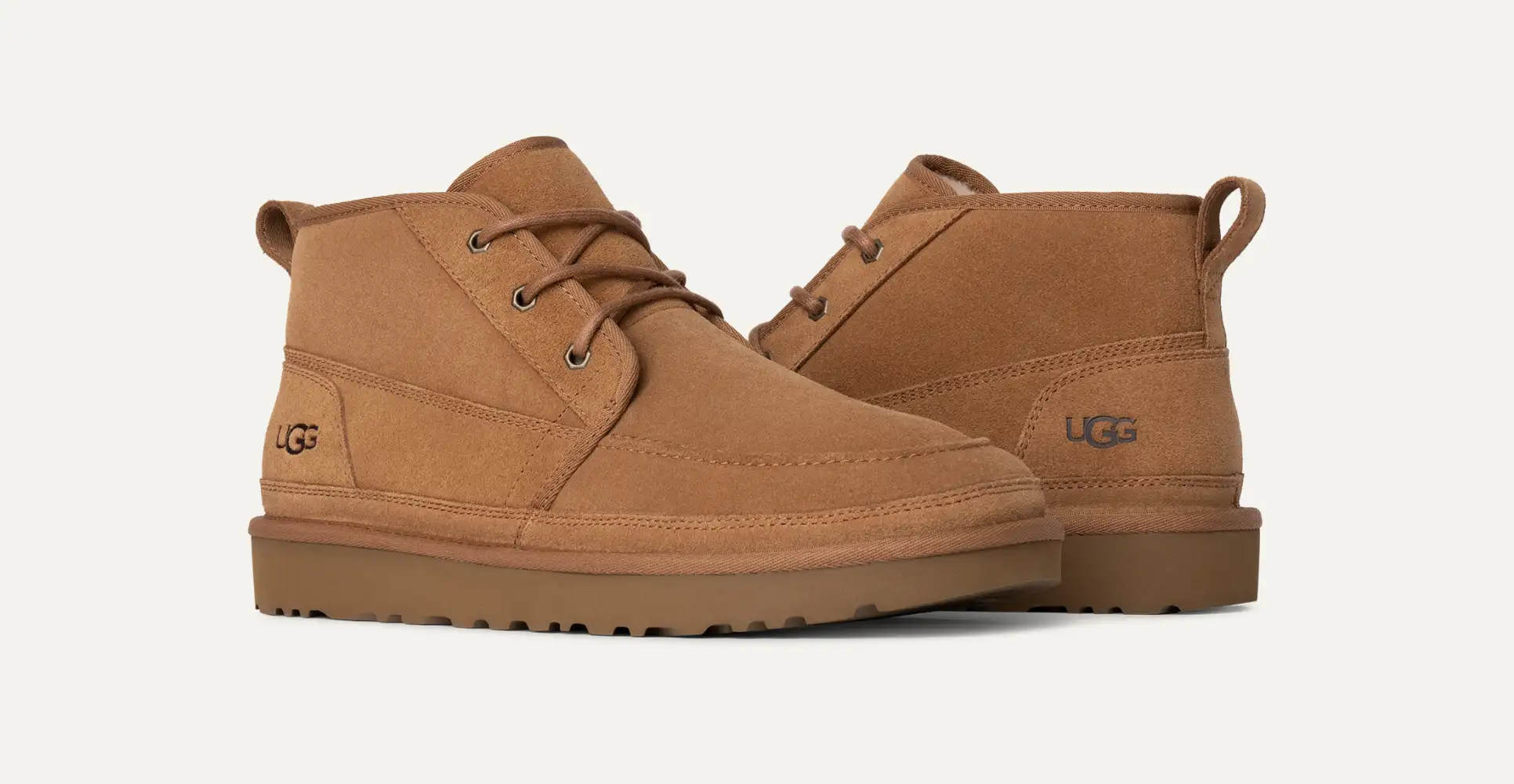 Hombre Botas Neumel Moc UGG CHESTNUT