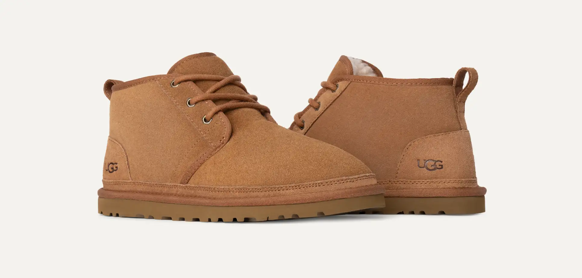 Hombre Botas de ante Neumel CHESTNUT